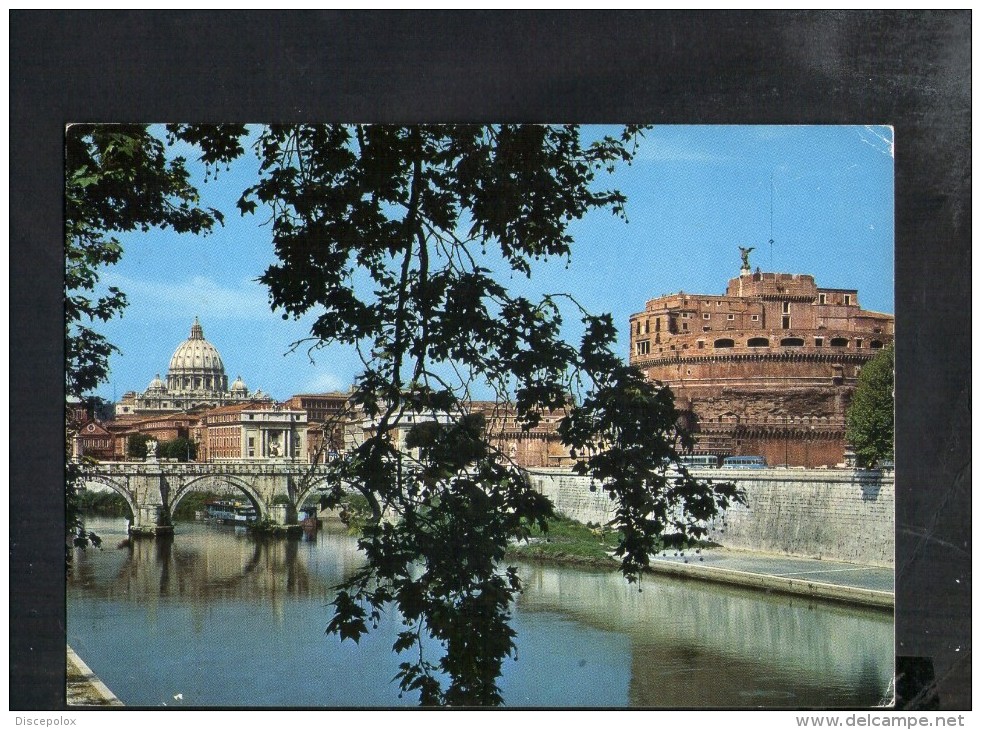 F1793 Roma, Rome - Ponte E Castel S. Angelo - Castle, Schloss, Chateau  - Plurigraf Terni - Used - Castel Sant'Angelo