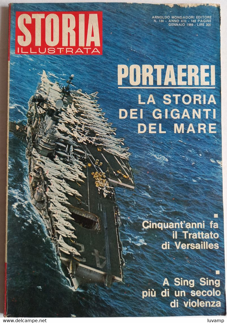 STORIA ILLUSTRATA    - GENNAIO 1969 - PORTAEREI ( CART 77B) - Storia