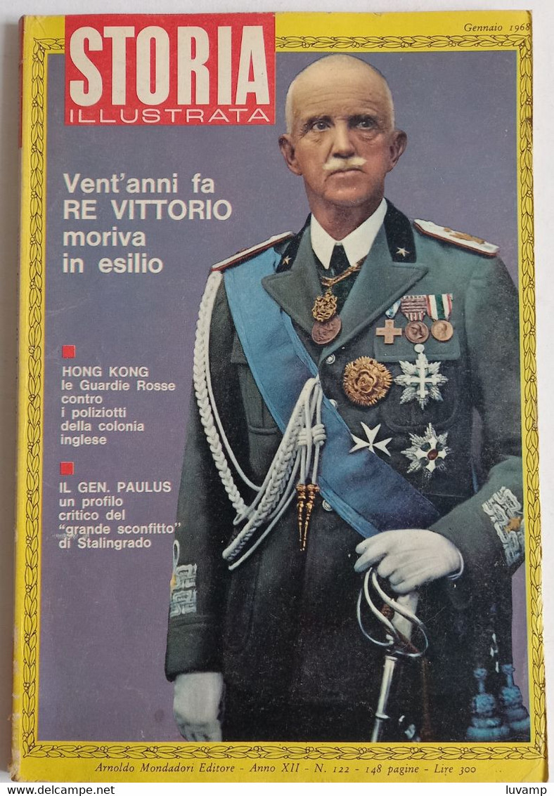 STORIA ILLUSTRATA    -   GENNAIO 1968 - RE VITTORIO EMANUELE  ( CART 77B) - Histoire