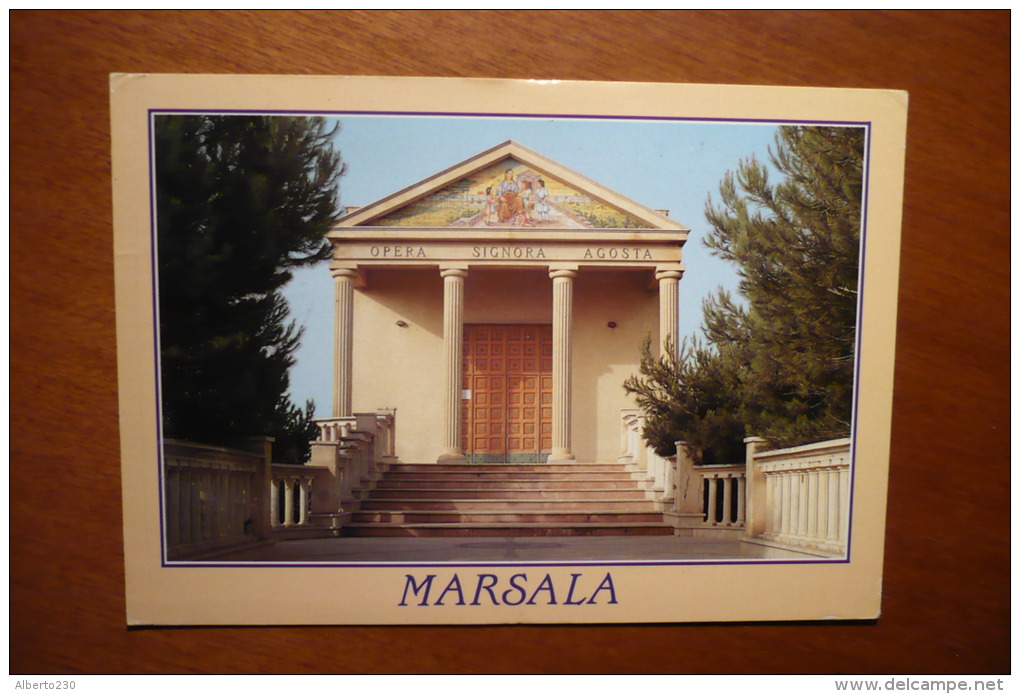 5264 MARSALA - Chiesa Agosta (viaggiata Con Francobollo) - Trapani