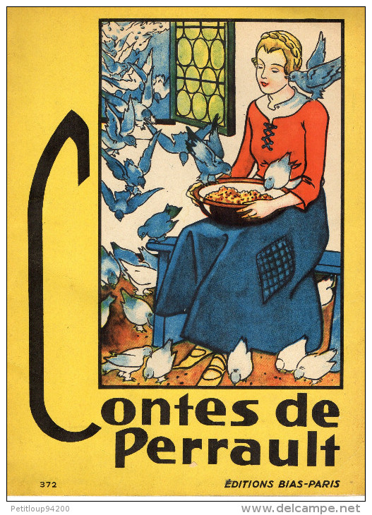 LIVRE JUNIOR  CONTES DE PERRAULT  *Cendrillon *La Belle Au Bois Dormant  EDITIONS BIAS  No372 1951 - Cuentos