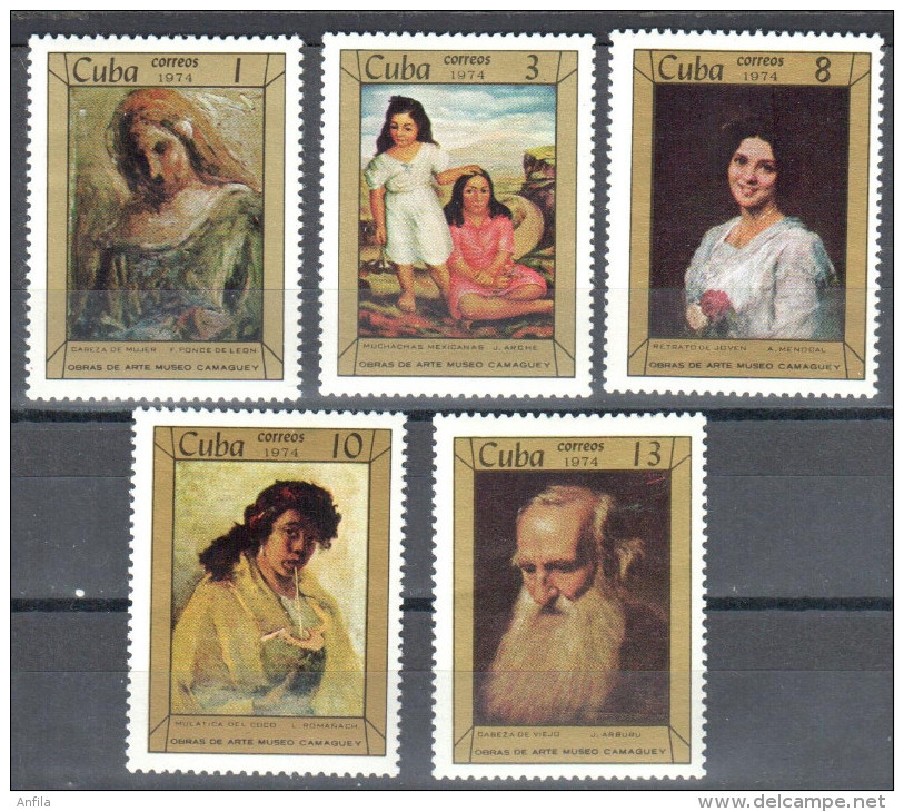 Caribbean Island 1974 -  Art. Painting Gemalde Mi.1933-1937 MNH (**) - Neufs