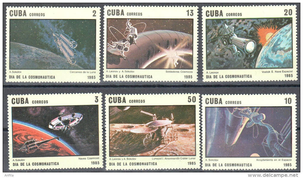 Caribbean Island 1985 - Mi.2934-2939 MNH (**) - Neufs