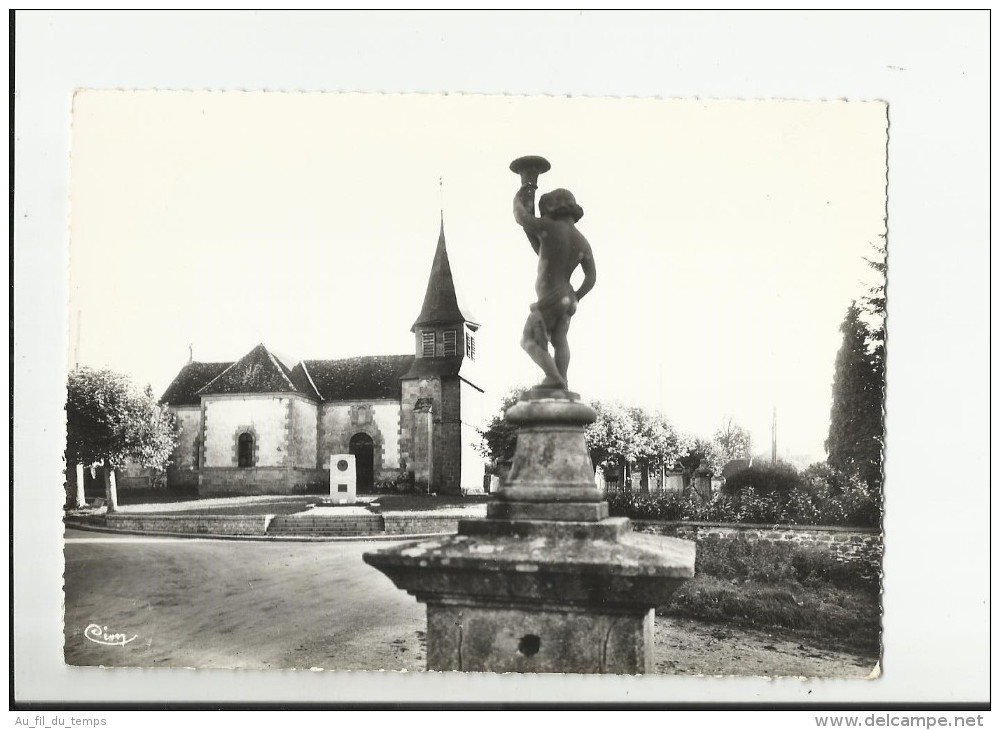 CPSM SAINT SULPICE DES CHAMPS , PLACE DE L' EGLISE - Autres & Non Classés