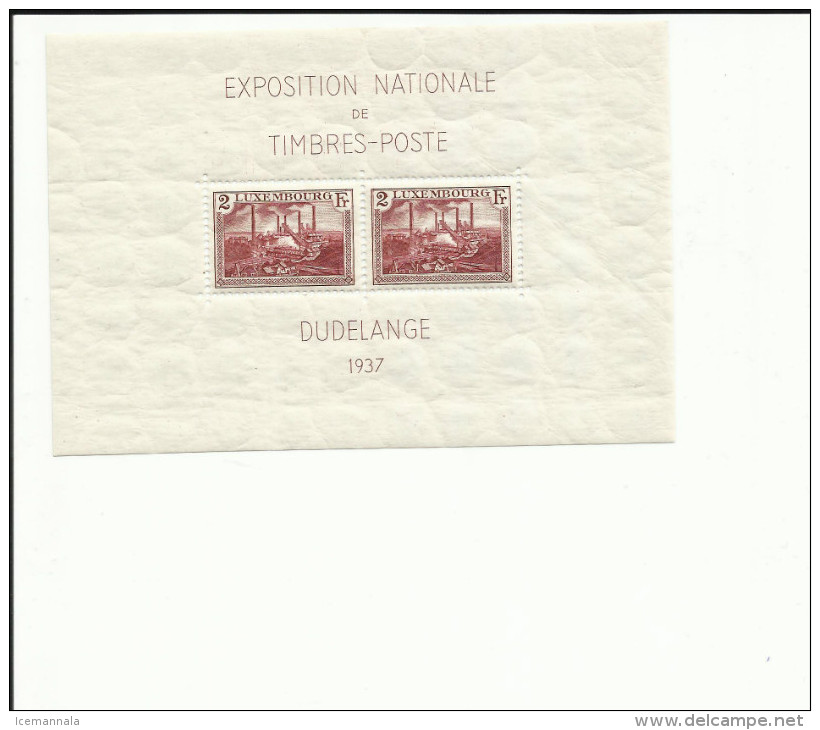 LUXEMBURGO HB/2   **  MNH - Blocs & Feuillets