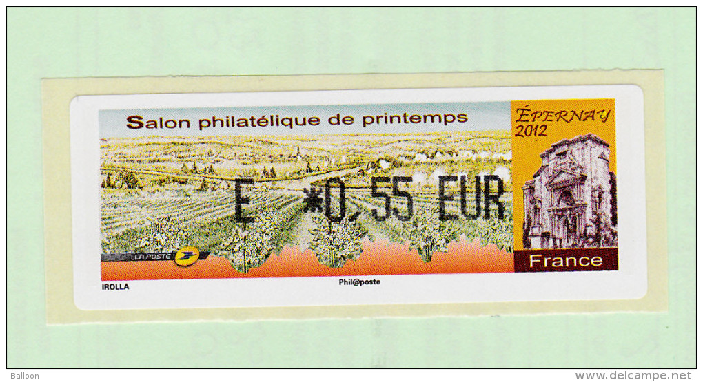 Vignette LISA - Salon De Printemps - EPERNAY 2012 - 2010-... Illustrated Franking Labels