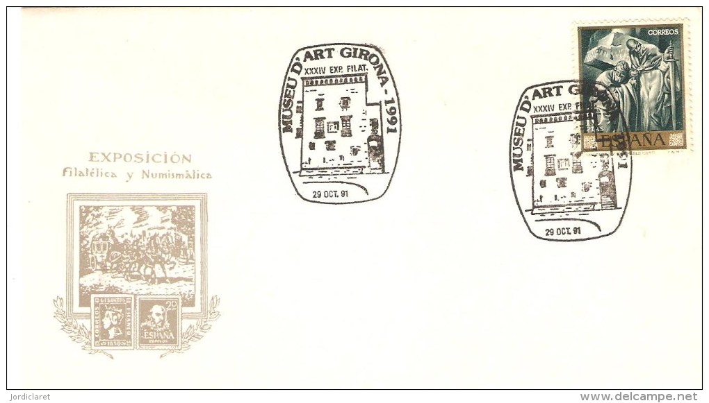 MAT.1991 GIRONA - Covers & Documents