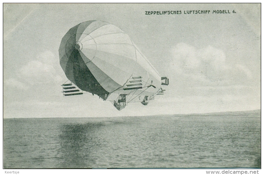 Zeppelin - Zeppelinsches - Luftschipp - Airschip - Modell 4 - Ongelopen - Unwritten - 1910 - Unclassified