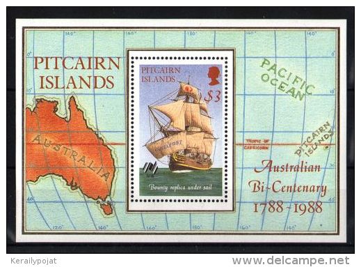 Pitcairn Islands - 1988 HMS Bounty Block MNH__(TH-2155) - Pitcairninsel