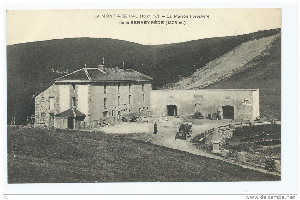 @ CPA ANIMEE, PETITE ANIMATION MONT AIGOUAL, LA MAISON FORESTIERE DE LA SERREYREDE, GARD 30 - Autres & Non Classés