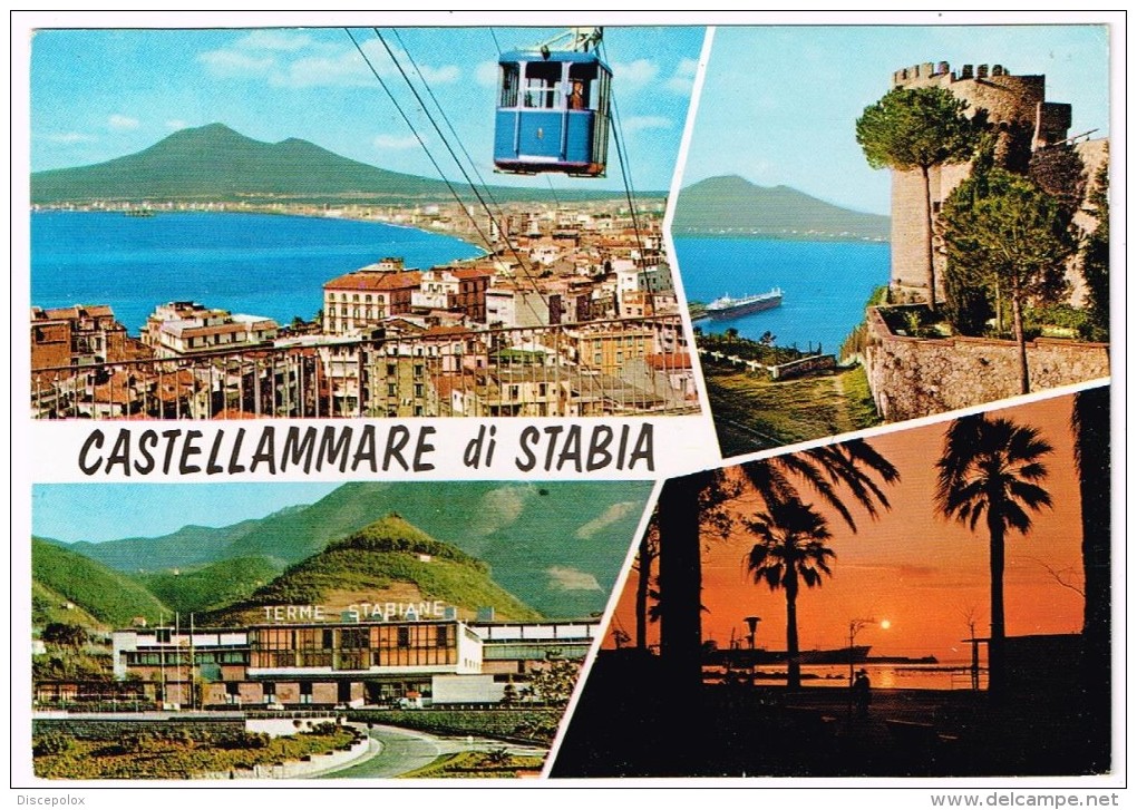 M1611 Castellammare Di Stabia (Napoli) - Panorama - Multipla - Vedute / Viaggiata 1987 - Castellammare Di Stabia