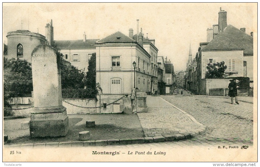 CPA 45 MONTARGIS LE PONT DU LOING - Montargis