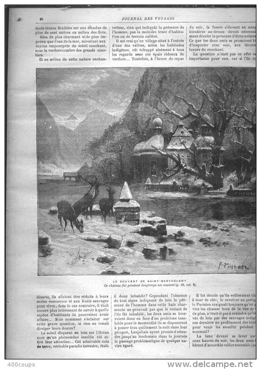 Journal Des Voyages - N° 863 Du 21 Janvier 1894 - Sainte Marie De Madagascar - Les Bohémiens De L´inde - Le Couvent De S - 1850 - 1899