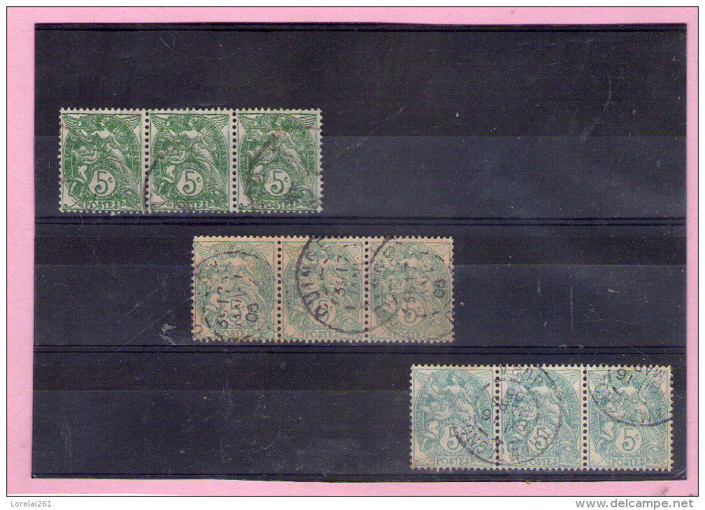 1900 - BLANC  Mi No 89 Et Yv 110  Nuances - 1900-29 Blanc