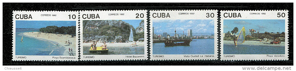 Cuba ** N° 3214 à 3217 - Toursime - Unused Stamps