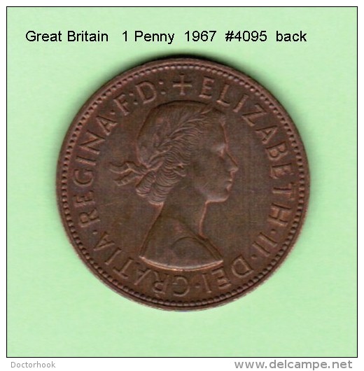 GREAT BRITAIN    1  PENNY  1967  (KM # 897) - D. 1 Penny
