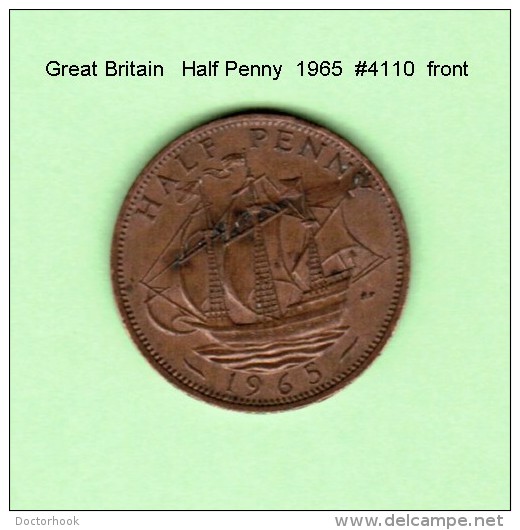 GREAT BRITAIN    1/2  PENNY  1965  (KM # 896) - C. 1/2 Penny