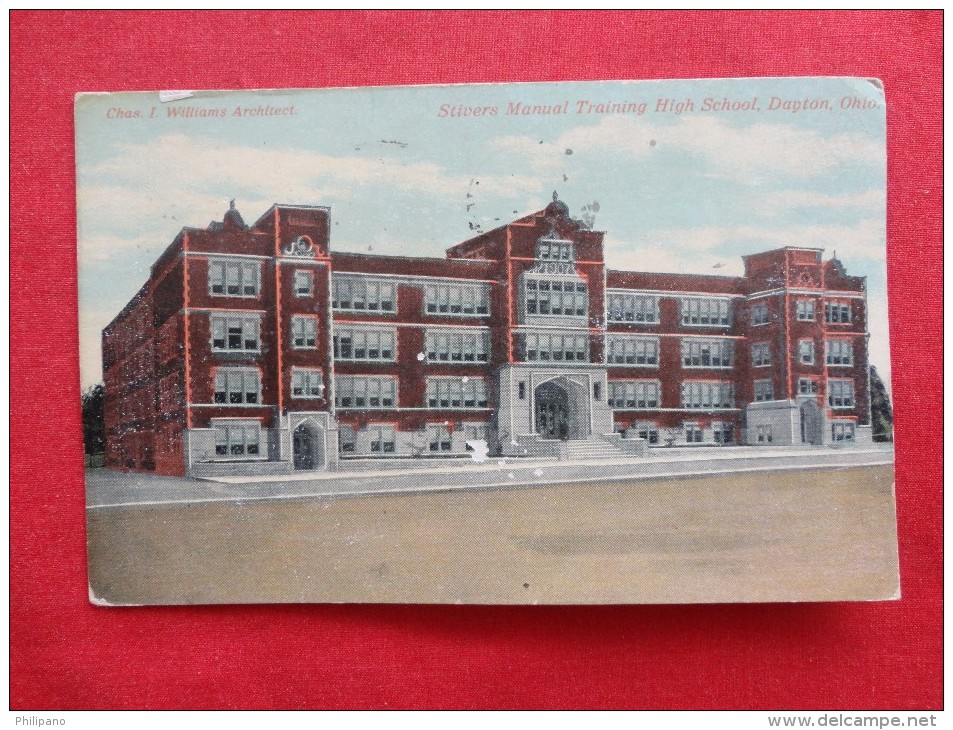 - Ohio > Dayton  Stivers Manual Training High School 1922 Cancel Stamp Fell Off Ref 1255 - Dayton