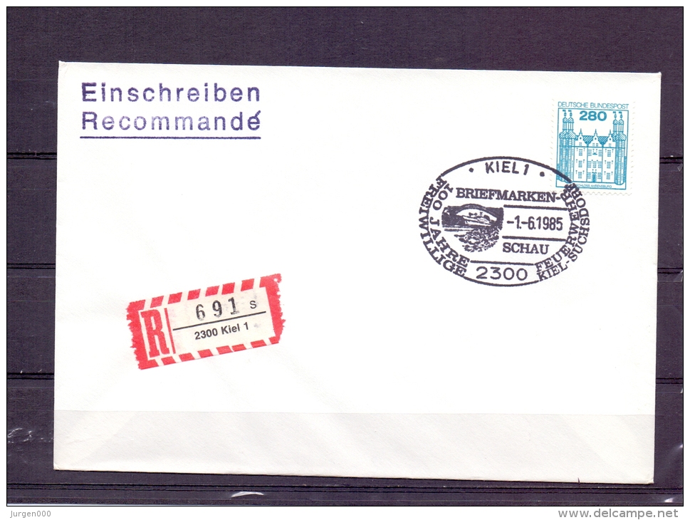 Deutsche Bundespost - 100 Jahre Freiwillige Feuerwehr Kiel 1/6/1985 (RM4232) - Feuerwehr