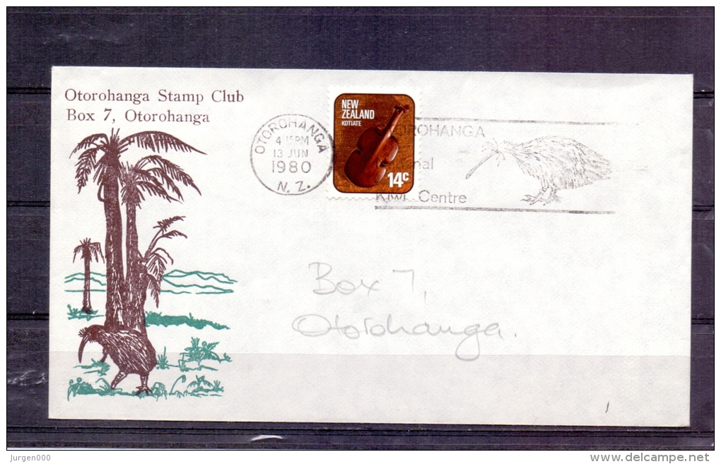 New Zealand - Otorohangra Stamp Club - 13/6/1980 (RM4236) - Kiwis