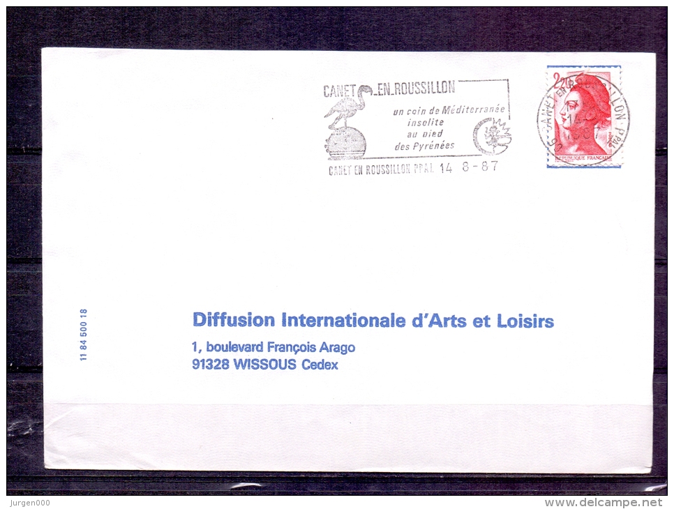 France  - Canet En Roussillon 14/8/1987 (RM4280) - Flamingo