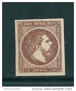 Spain 1875 Edifil 161 MM - Unused Stamps