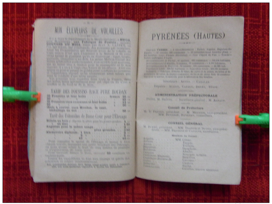 Almanach régional La Dépêche 1883 avec calendrier grégorien et républicain