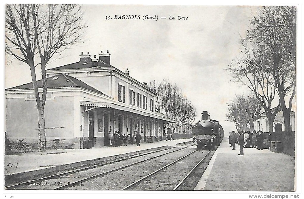 BAGNOLS - La Gare - TRAIN - Bagnols-sur-Cèze