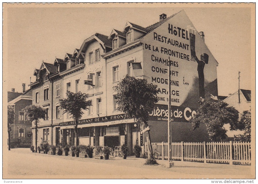 68 SAINT LOUIS / HOTEL RESTAURANT DE LA FRONTIERE  FRIESS SCHMITT   /////    MARS 14  /  REF  2281 - Saint Louis