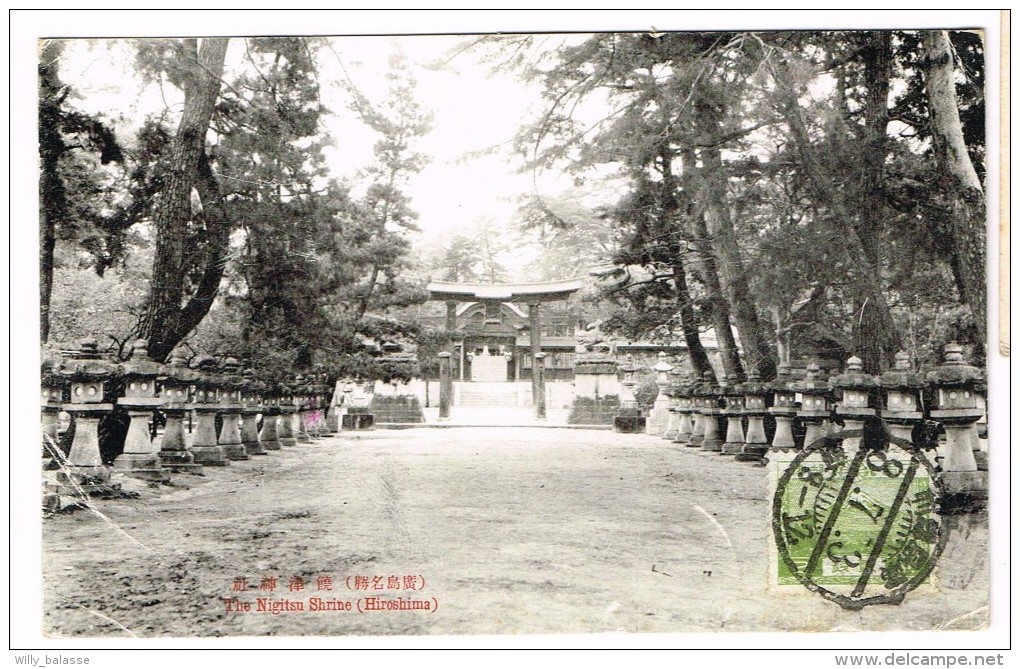 Japon - Stamp On Front "The Nigitsu Shrine - Hiroshima" - Hiroshima