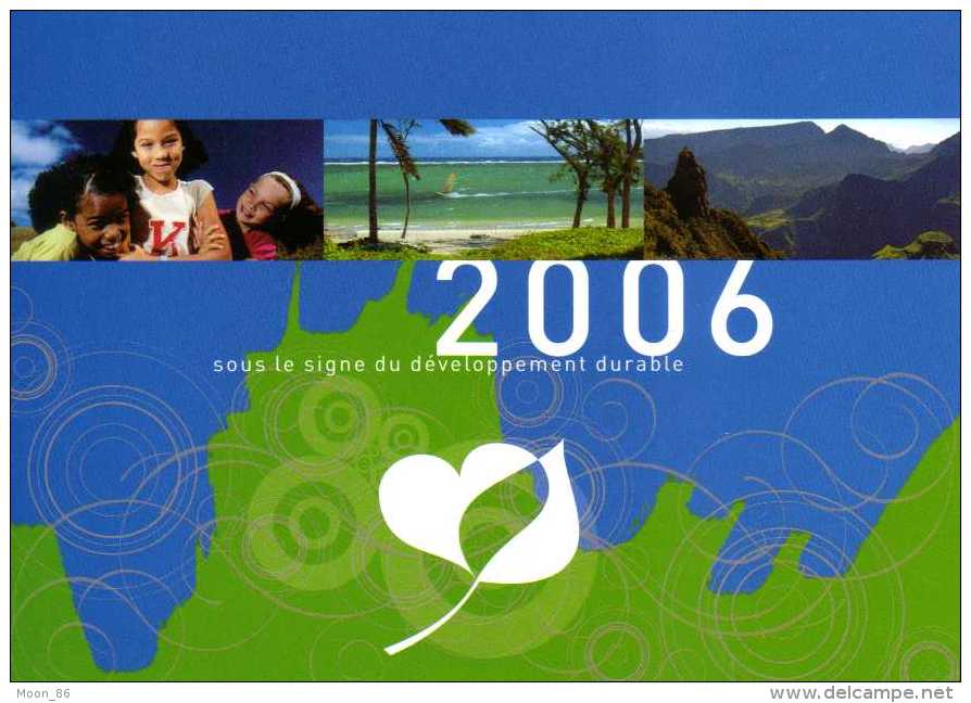 974 - ILE DE LA REUNION - Carte De Voeux 2006 - Conseil Municipale De SAINT PAUL - Saint Paul