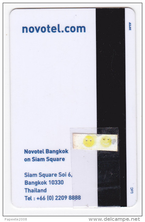 Thailande / Bangkok / - Hôtel Novotel On Siam Square Bangkok - Clé De Chambre - Hotel Keycards