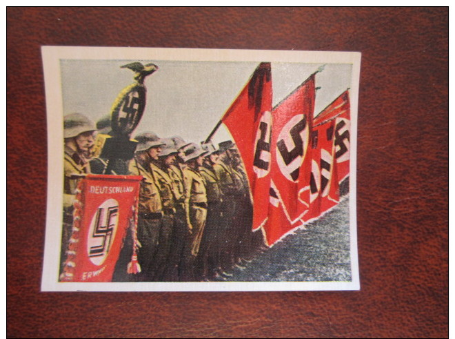 Standarte Schlageter SA Rheinland Swastika Nazi NS Propaganda 151 Salem Zigarettenbild Der Kampf Ums Dritte Reich - Sonstige & Ohne Zuordnung