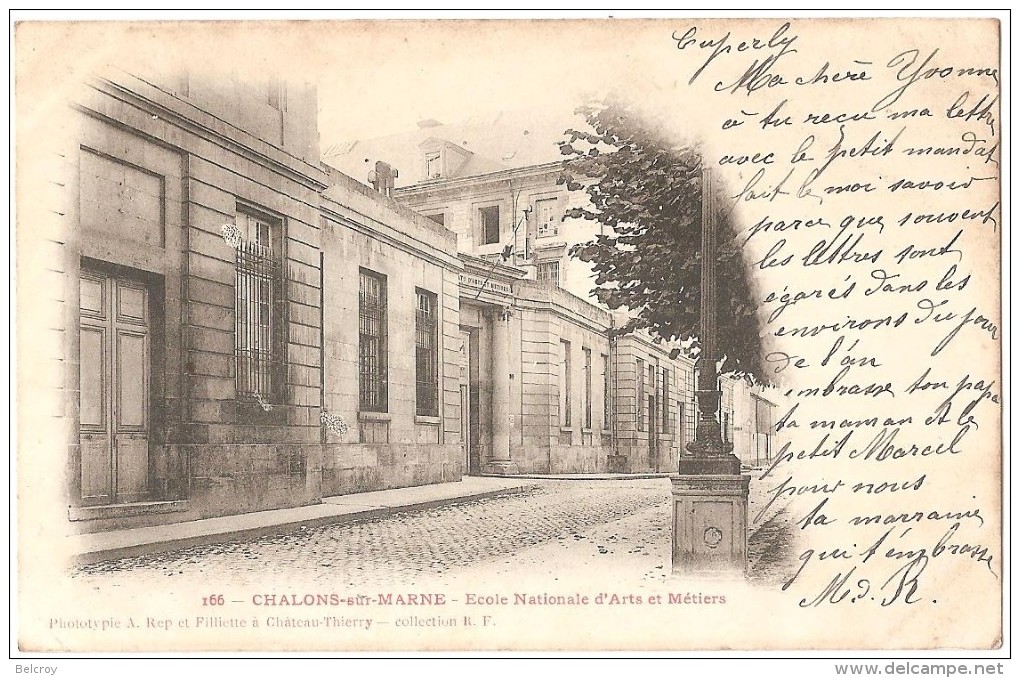 Dépt 51 - CHÂLONS-EN-CHAMPAGNE - École Nationale D'Arts Et Métiers - (Châlons-sur-Marne) - Châlons-sur-Marne