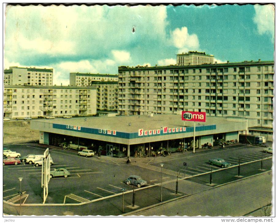 STRASBOURG SUPERMARCHE "SUMA" MEINAU CENTRE ,ANGLE DES RUES DE BOURGOGNE ET LA CANARDIERE (CITE CANARDIERE)  REF 37324 - Strasbourg