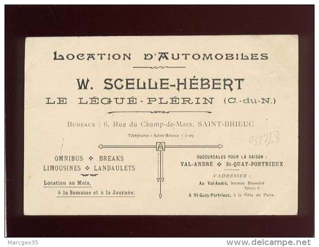 22 Le Légué Plérin Saint Brieuc Location D'automobiles W.scelle-hébert ,  Rare  &amp; Magnifique - Plérin / Saint-Laurent-de-la-Mer