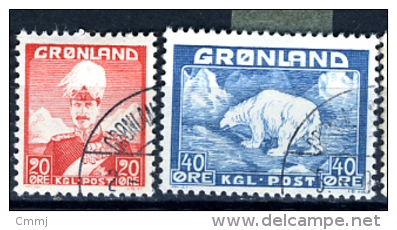 1946 - GROENLANDIA - GREENLAND - GRONLAND - Catg Mi. 26/27 - USED - (P29032014....) - Usati