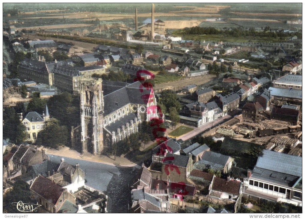 59 - HAUBOURDIN - EGLISE SAINT MACLOU  VUE AERIENNE - Haubourdin