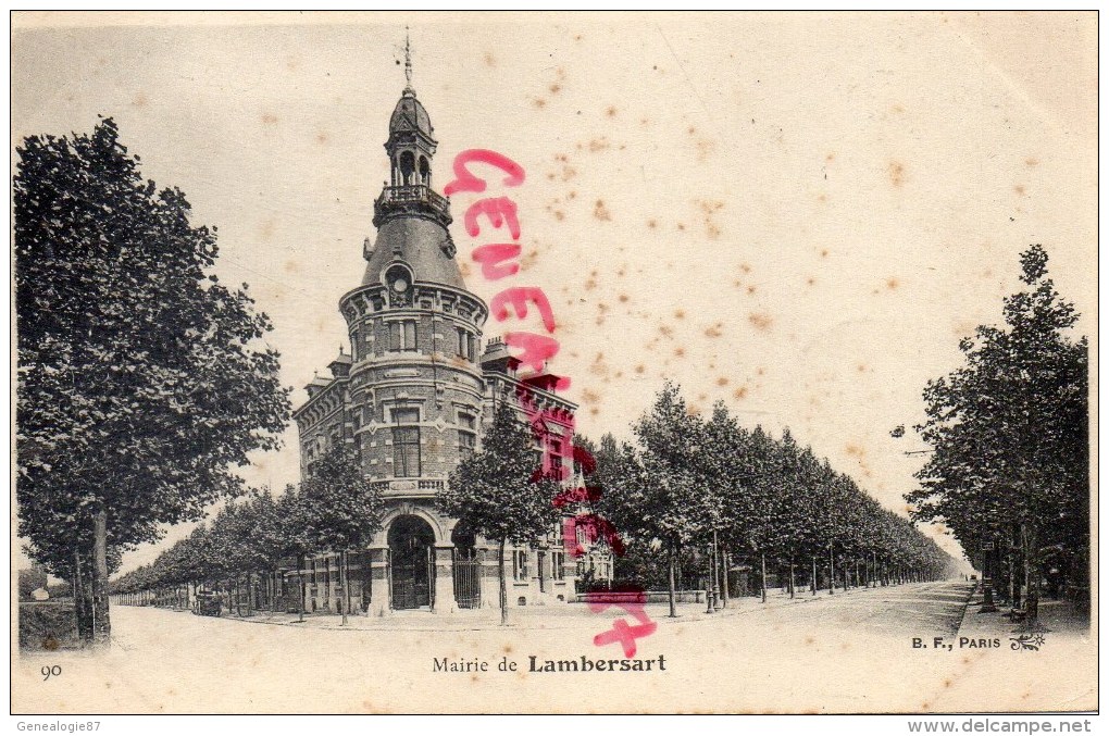 59 - LAMBERSART - MAIRIE   1904 - Lambersart