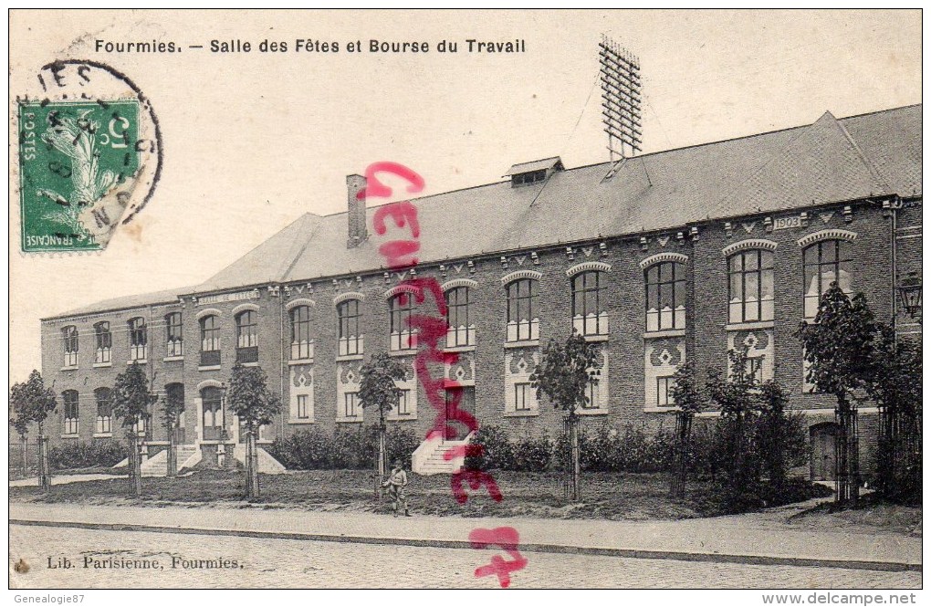 59 - FOURMIES - SALLE DES FETES ET BOURSE DU TRAVAIL - Fourmies