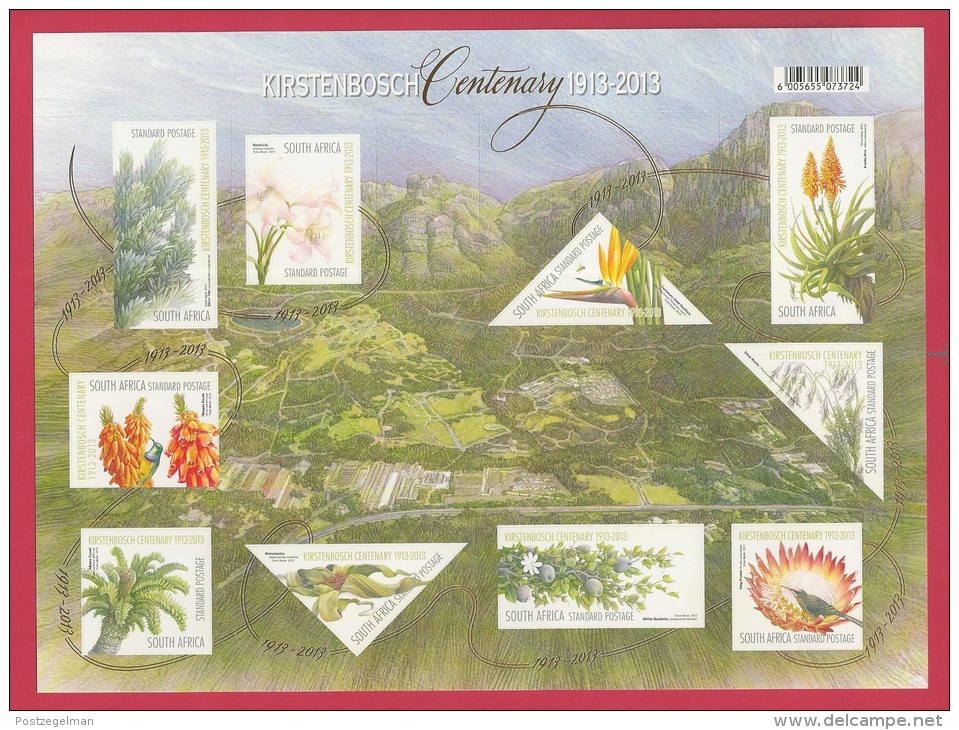 SOUTH AFRICA, 2013, Mint Sheet Stamps, Kirstenbosch Centenary F3305 - Unused Stamps