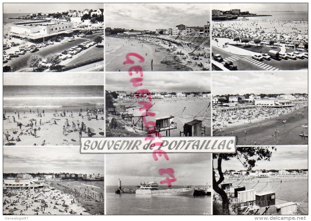 17 - PONTAILLAC - LE SPORTING- PLAGE- CABANES PECHEURS- CASINO   1967 - Altri & Non Classificati