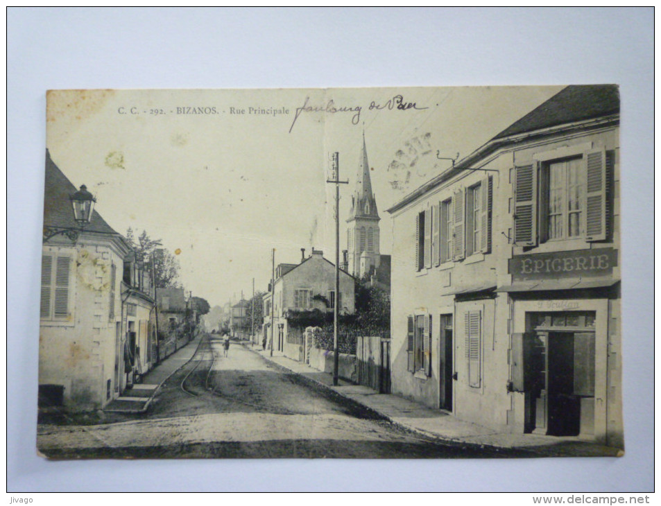 BIZANOS  :  Rue  Principale   1907 - Bizanos
