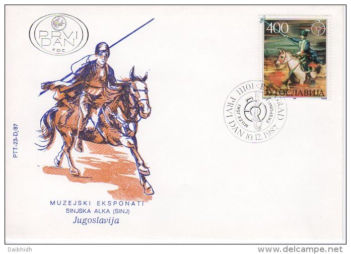 YUGOSLAVIA 1987 Traditional Folk Festivals On 4  FDCs.  Michel 2251-54 - FDC