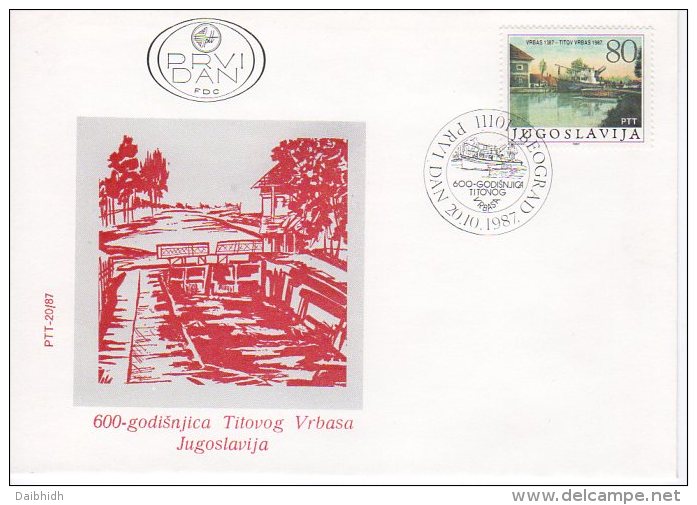 YUGOSLAVIA 1987 Vrbas 600th Anniversary FDC.  Michel 2245 - FDC