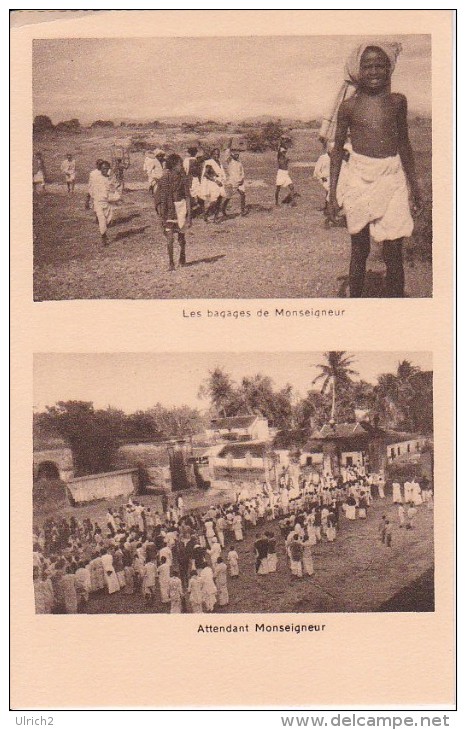 CPA Afrique/Africa - Les Bagages De Monseigneur - Attendant Monseigneur (2227) - Missionen