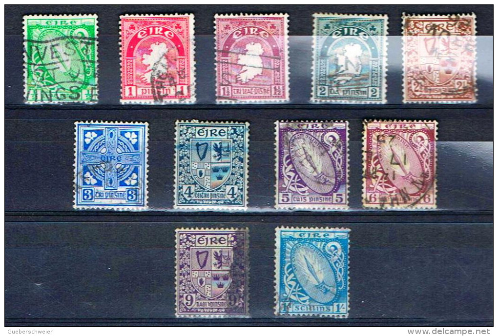 IRL- 3 - IRLANDE LOT DE 11 TP ENTRE N° 40 ET 51 OBLITERES - Used Stamps