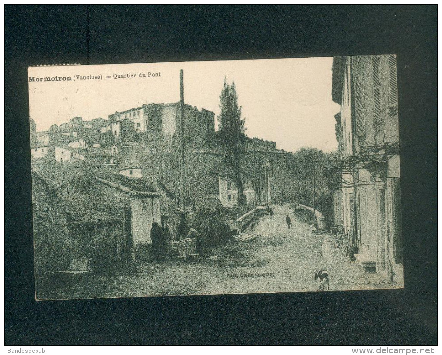 Mormoiron (84) - Quartier Du Pont ( Animée Cachet Facteur Boitier Saint Maulvis Ed. Constant ) - Mormoiron