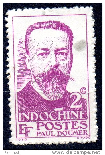 INDO CHINA 1944 Governors - 2c Paul Doumer  MNG Stain On Stamp (see Scan) - Ongebruikt