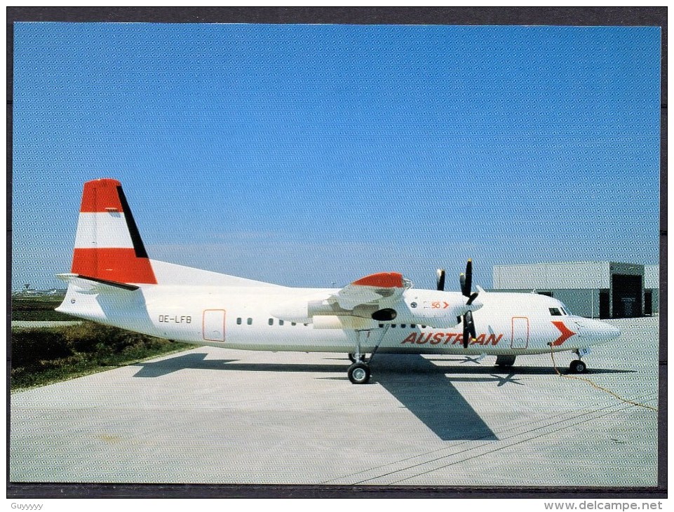 Carte Postale - Fokker 50 - Austrian Air Services - Neuve - 1946-....: Moderne